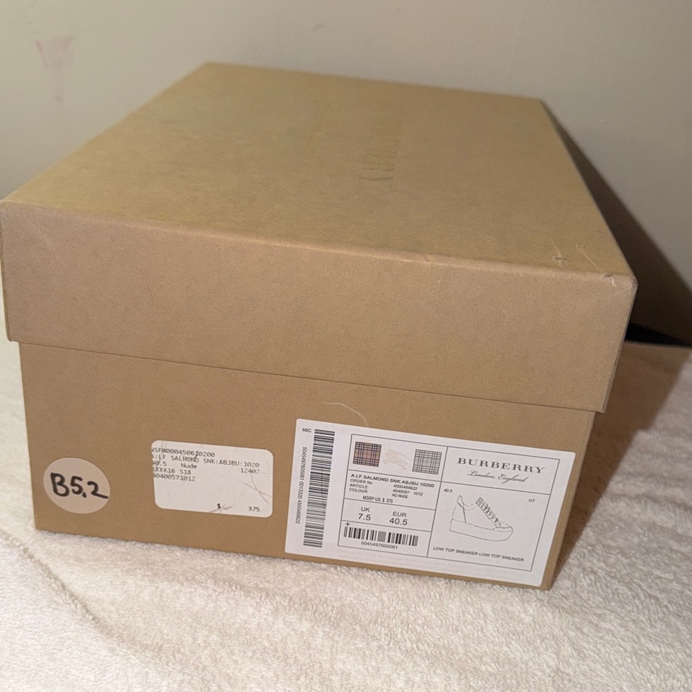Burberry Beige and White Sneakers - Picture 11 of 12